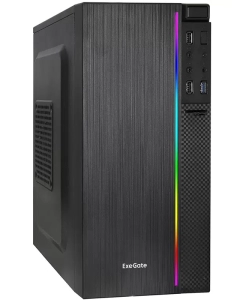 Купить Корпус компьютерный ExeGate mEVO-9302 (EX287882RUS) Black в E-mobi