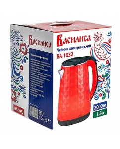 Купить Чайник электрический Василиса ВА-1032 1.8 л красный  в E-mobi