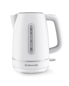 Купить Чайник электрический Brayer BR6103WH 1.7 л белый в E-mobi