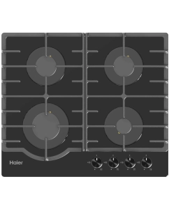 Купить Встраиваемая варочная панель газовая Haier HHX-G64RNLB черный в E-mobi