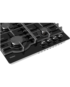 Купить Встраиваемая варочная панель газовая Haier HHX-G64RNLB черный  в E-mobi