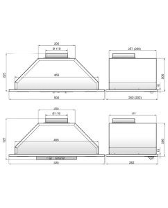 Купить Вытяжка встраиваемая ELIKOR 52Н(П)-400-П3Д серебристый  в E-mobi