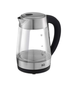 Купить Чайник электрический BQ KT1700G 1.7 л прозрачный, серебристый, черный в E-mobi