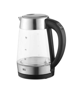 Купить Чайник электрический BQ KT1700G 1.7 л прозрачный, серебристый, черный  в E-mobi