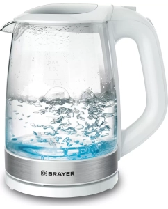 Купить Чайник электрический Brayer BR-1040WH 2 л белый в E-mobi