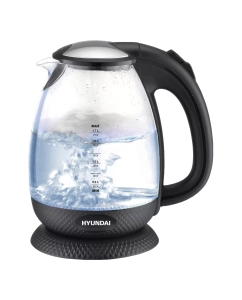 Купить Чайник электрический HYUNDAI HYK-G3804 1.7 л прозрачный в E-mobi