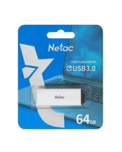 Купить Флешка NETAC 64 ГБ (nt03u185n-064g-30wh) в E-mobi
