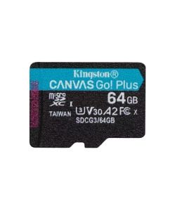 Купить Карта памяти microSD Kingston 64GB Canvas Go! Plus 170R (SDCG3/64GBSP) в E-mobi