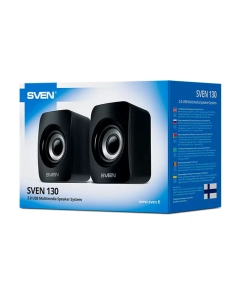 Купить Колонки компьютерные Sven 130 Black (410109)  в E-mobi