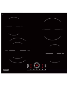 Купить Встраиваемая варочная панель электрическая Delonghi VITTORIO 2E1F CR черный в E-mobi