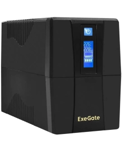 Купить Источник бесперебойного питания ExeGate Power Smart ULB-1000.LCD.AVR.2SH (EX292791RUS) в E-mobi
