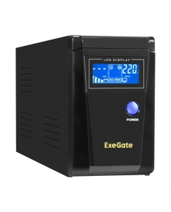Купить Источник бесперебойного питания ExeGate SineTower SN-600.LCD.AVR.2SH (EX295980RUS) в E-mobi