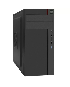 Купить Корпус компьютерный ExeGate (EX290177RUS) красный, черный в E-mobi