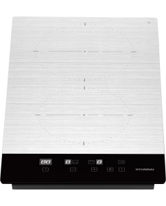 Купить Встраиваемая варочная панель индукционная HYUNDAI HHI 3772 серебристый  в E-mobi
