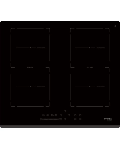 Купить Встраиваемая варочная панель индукционная HYUNDAI HHI 6781 черный  в E-mobi
