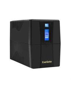 Купить Источник бесперебойного питания ExeGate Smart LLB-650.LCD.AVR.4C13.RJ.USB (EX292772RUS) в E-mobi