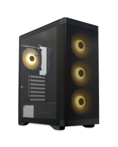 Купить Корпус компьютерный HSPD M520-TGBK-ARGB черный  в E-mobi