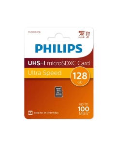 Купить Карта памяти Philips Micro SD 128Гб FM (FM12MD55B/97) в E-mobi