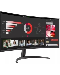 Купить 34&quot; Монитор LG UltraWide 34WR50QK-B черный 100Hz 3440x1440 VA  в E-mobi