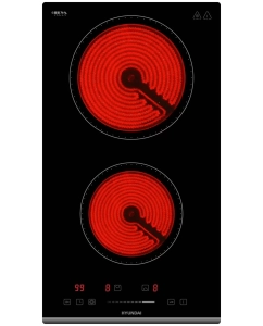 Купить Встраиваемая варочная панель электрическая HYUNDAI HHE 3286 черный в E-mobi