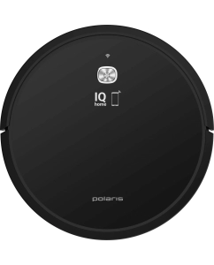 Купить Робот-пылесос Polaris PVCR 3700 IQ Home Wave Aqua черный в E-mobi