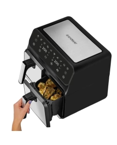 Купить Аэрогриль Endever Skyline AF-128 черный, серебристый  в E-mobi