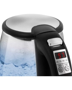 Купить Чайник электрический Kitfort KT-628 1.7 л серебристый, черный  в E-mobi