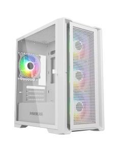 Купить Корпус компьютерный Powercase (CAMCXW-A4) белый в E-mobi