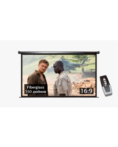 Купить Экран Cinema S-OK SCPSM SCPSM-332X186FG-BLCK Pro 150-- 16:9 настен-потол, моториз.,черный в E-mobi