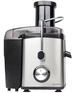 Купить Соковыжималка центробежная VITEK VT-3653 black/silver в E-mobi