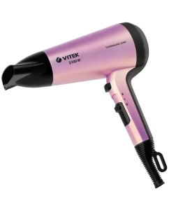 Купить Фен VITEK VT-8224 2100 Вт фиолетовый в E-mobi