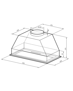Купить Вытяжка встраиваемая LEX HYPER 600 GS GR серый  в E-mobi
