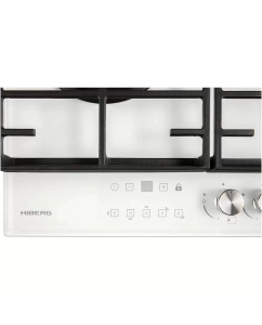 Купить Встраиваемая варочная панель газовая Hiberg VM 9155 W белый  в E-mobi
