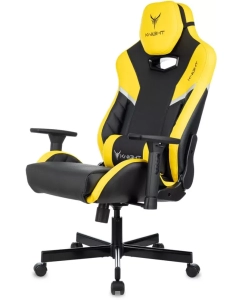 Купить Кресло игровое Knight Thunder 5X, черный/желтый в E-mobi