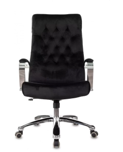 Купить Кресло руководителя Бюрократ T-9928SL, ткань, черный, металл [t-9928sl/fabr/black]  в E-mobi