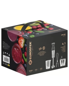 Купить Погружной блендер Eurostek EHB-1000 серебристый, черный  в E-mobi