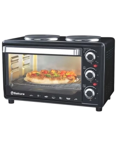 Купить Мини-печь SAKURA SA-7002HBK в E-mobi
