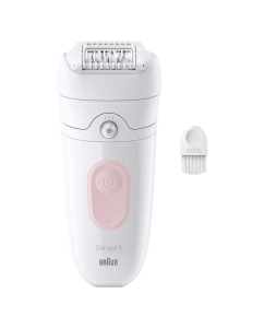 Купить Эпилятор Braun Silk-epil 5 белый, розовый в E-mobi