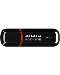 Купить Флешка ADATA UV150 64ГБ Black (AUV150-64G-RBK) в E-mobi