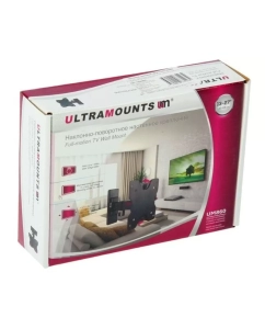 Купить Наклонно-поворотный кронштейн для телевизора ULTRAMOUNTS UM860 13-27 Black  в E-mobi
