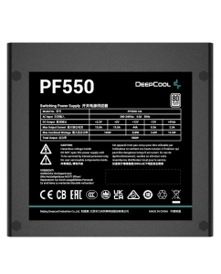 Купить Блок питания DEEPCOOL PF550D 550W (R-PF550D-HA0B-WDEU)  в E-mobi