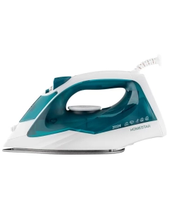 Купить Утюг HomeStar HS-4008 белый, бирюзовый, синий в E-mobi