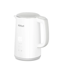 Купить Чайник электрический Kitfort KT-6718 1.5 л белый в E-mobi