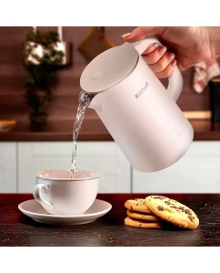 Купить Чайник электрический Kitfort KT-6718 1.5 л белый  в E-mobi