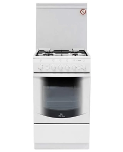 Купить Газовая плита De Luxe 5040.31Г ЧР белый в E-mobi