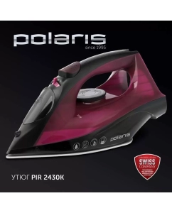 Купить Утюг Polaris PIR 2430K Brilliant Collection, красный в E-mobi