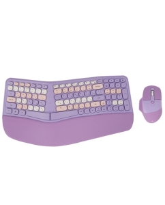Купить Клавиатура+мышь беспроводная   DEXP SMK-680M4AG фиолетовый в E-mobi