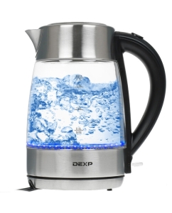 Купить Электрочайник DEXP FK-200 серебристый в E-mobi