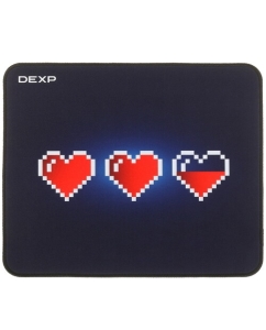 Купить Коврик DEXP OM-M Hearts  черный в E-mobi