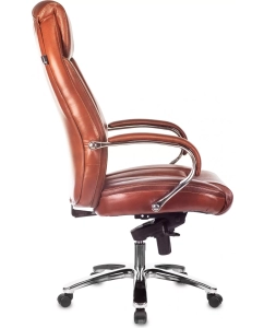 Купить Кресло руководителя Бюрократ T-9922SL светло-коричневый (t-9922sl/chokolate)  в E-mobi